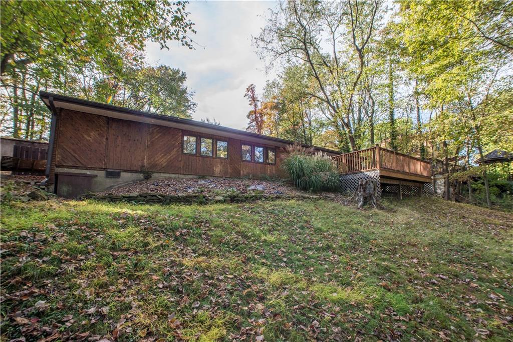 39 Buckhill Road Pittsburgh, PA 15237 - Photo 24 of 25 The deck side of the home faces Buckhill Road.