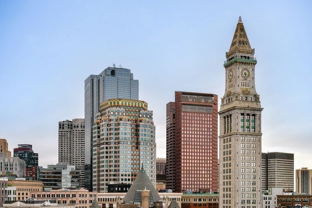 a front view of a building