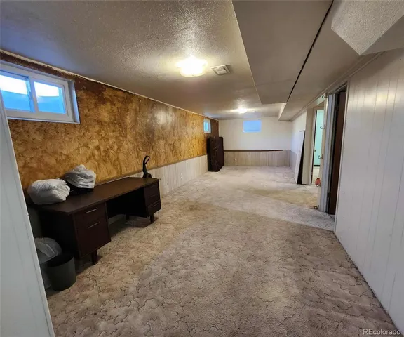 a view of hallway and kitchen