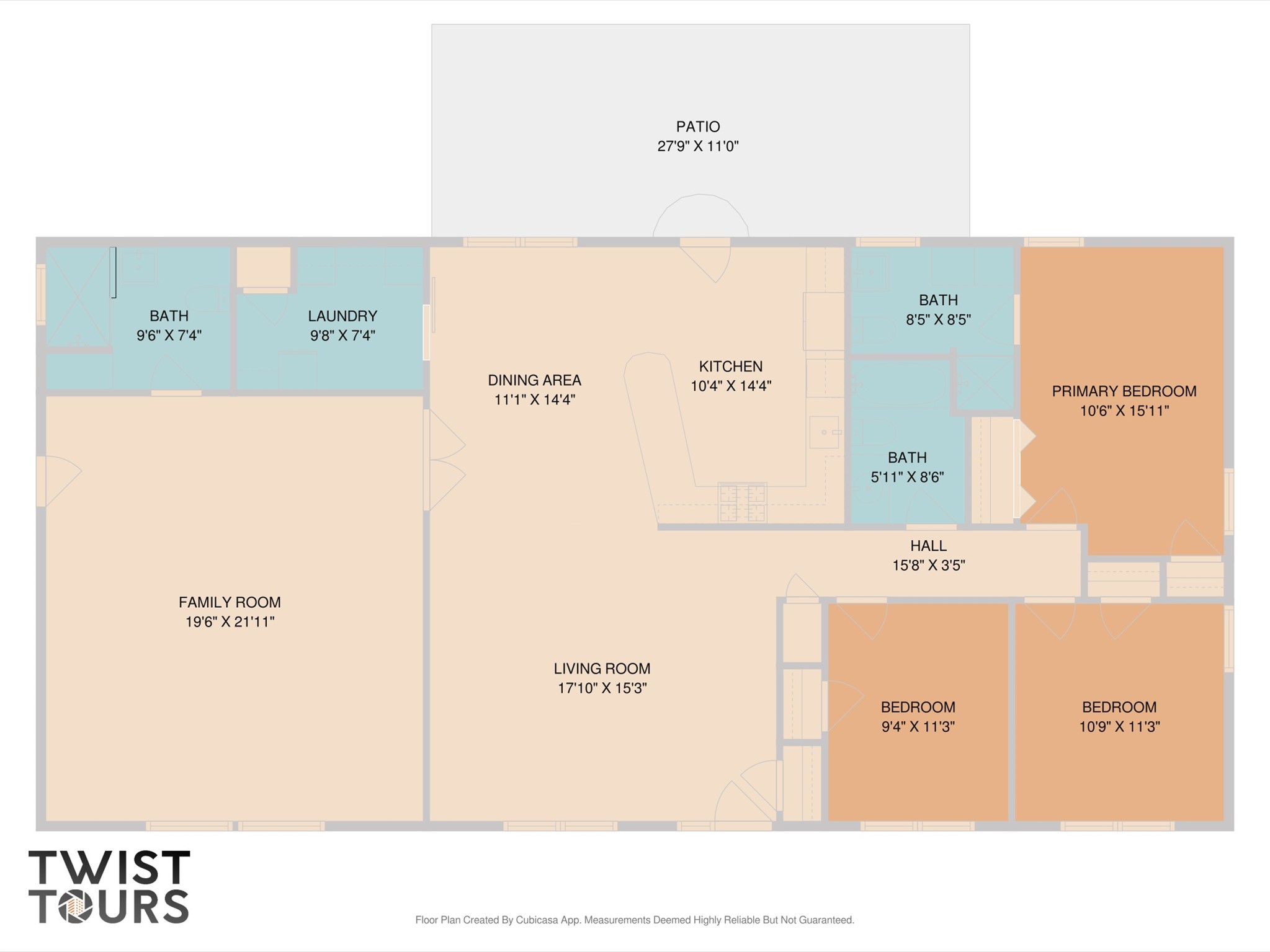 509 East 17th Street Georgetown, TX 78626 - Photo 40 of 40 Floor plan