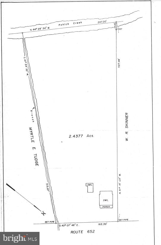 9409 Burke Burke, VA 22015 - Photo 3 of 16 Survey - buildings no longer there