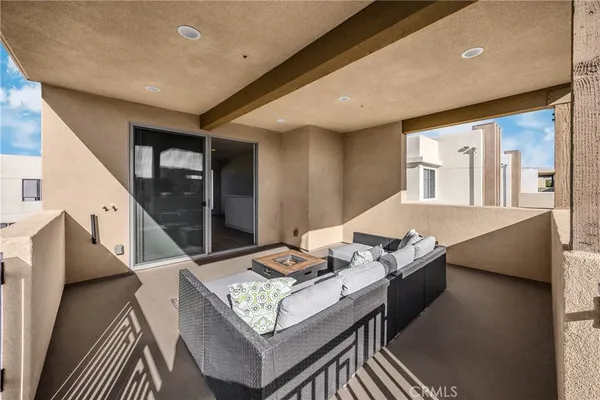 a view of a city with an ocean