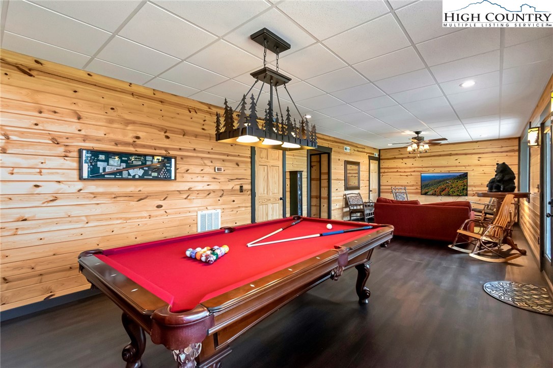 4879 Staghorn Road Purlear, NC 28665 - Photo 42 of 50 a room with pool table and windows