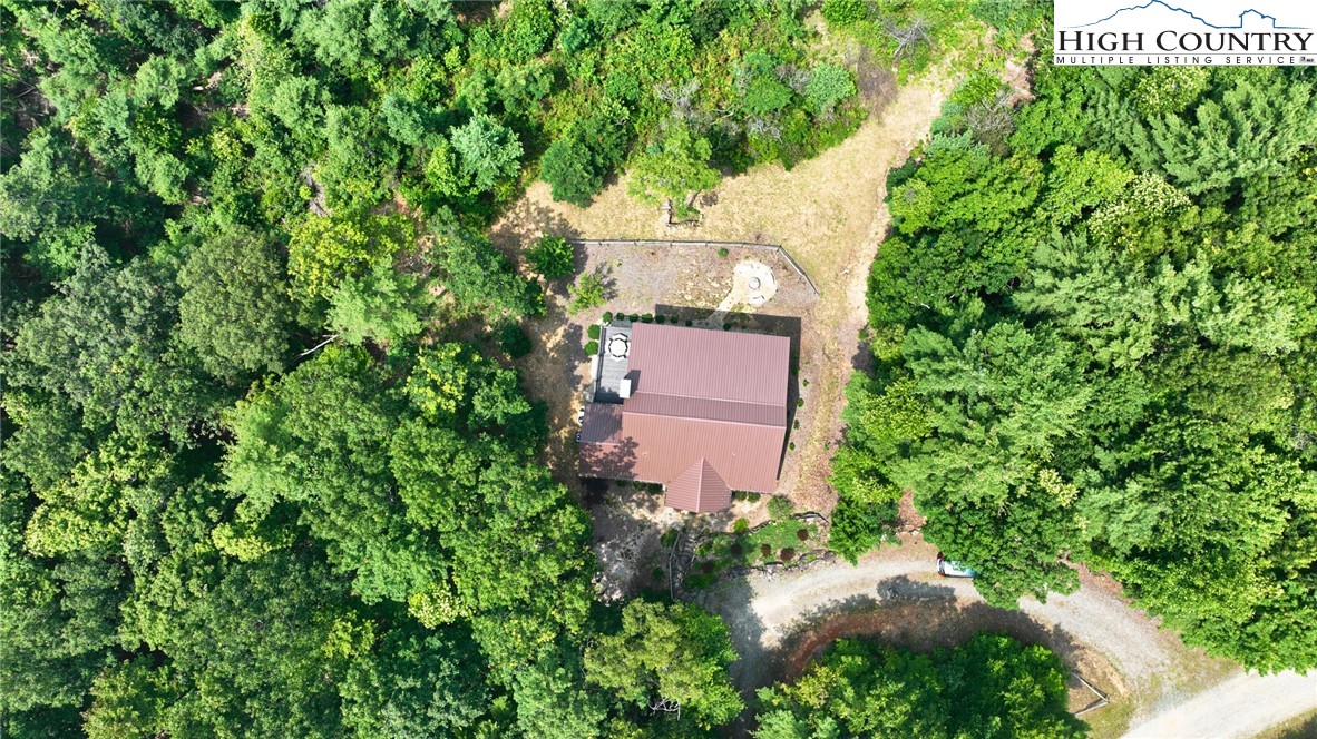 4879 Staghorn Road Purlear, NC 28665 - Photo 43 of 50 an aerial view of a house with a yard