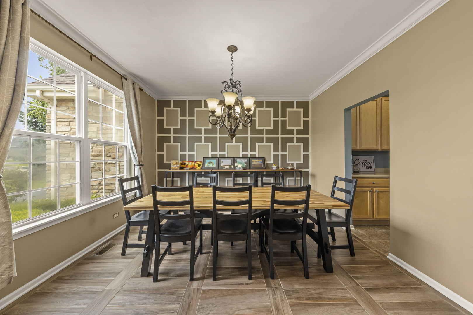 119 Reston Court Sycamore, IL 60178 - Photo 14 of 36 a view of a dining room with furniture window and outside view