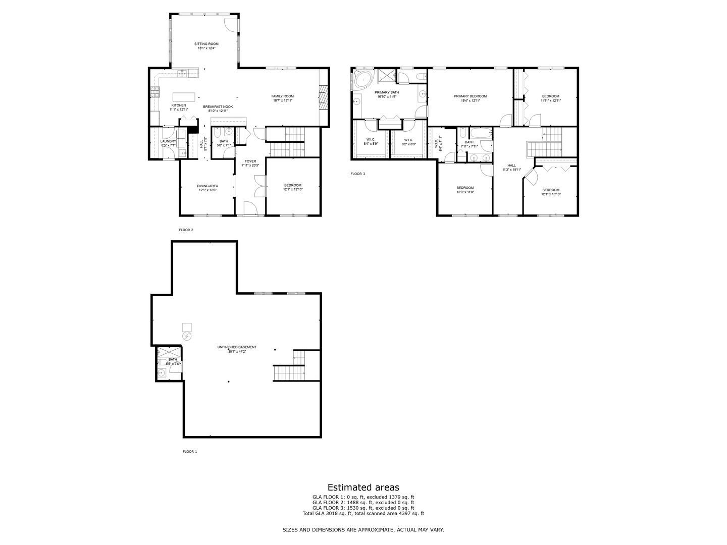 119 Reston Court Sycamore, IL 60178 - Photo 35 of 36 a picture of floor plan