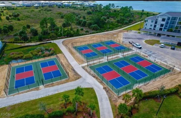 a view of swimming pool with a yard