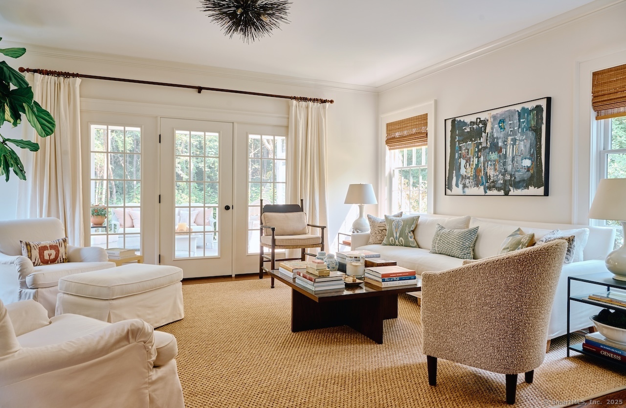 200 Sharon Mountain Road Sharon, CT 06069 - Photo 11 of 29 a living room with furniture and floor to ceiling windows