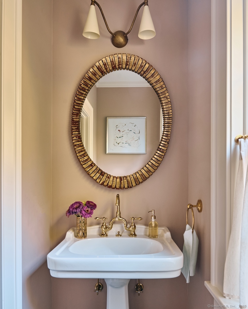 200 Sharon Mountain Road Sharon, CT 06069 - Photo 18 of 29 a bathroom with a sink and a mirror