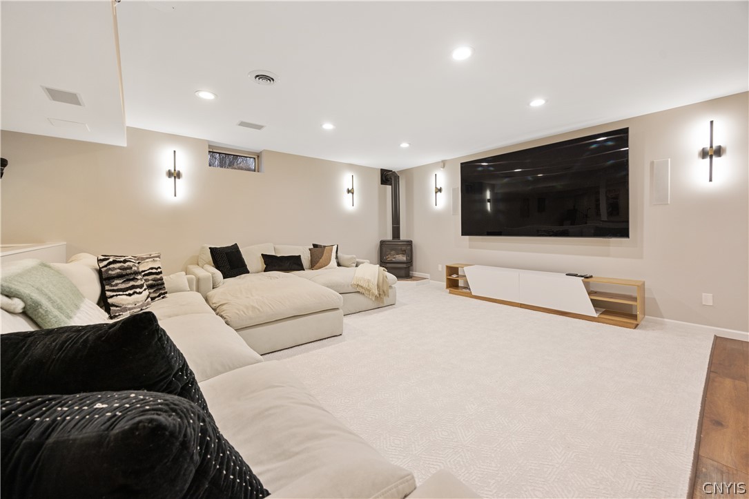 6198 Rossiter Road DeWitt, NY 13078 - Photo 25 of 39 This is lower level family/theater area!