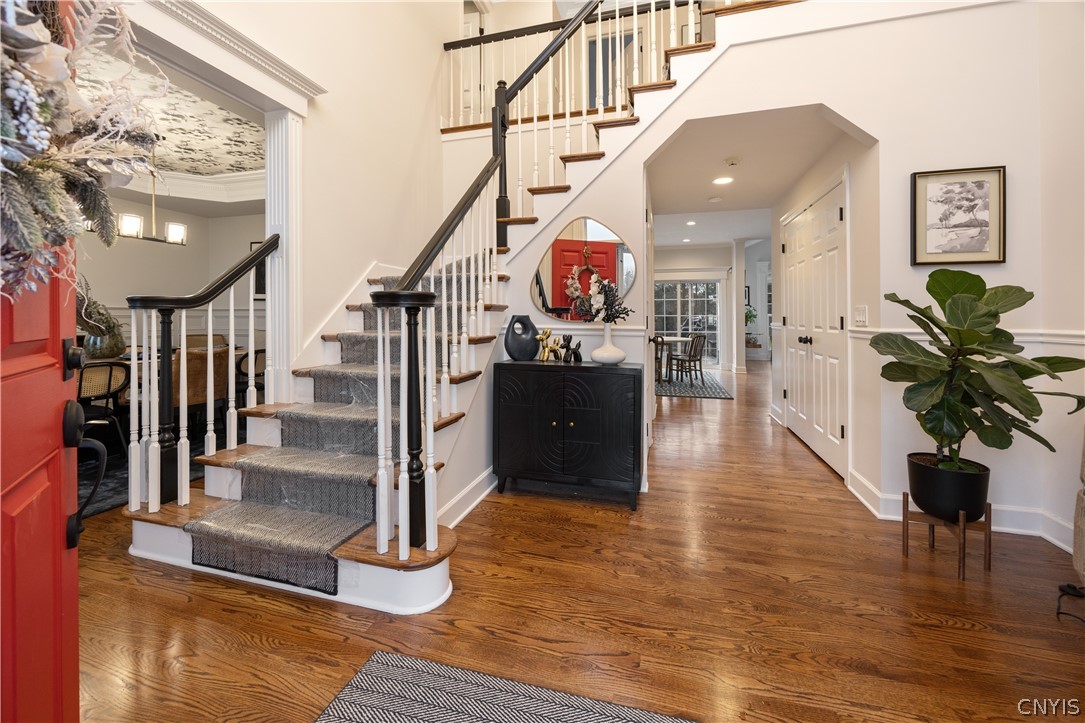 6198 Rossiter Road De Witt, NY 13078 - Photo 3 of 50 Wonderful open foyer with double closets