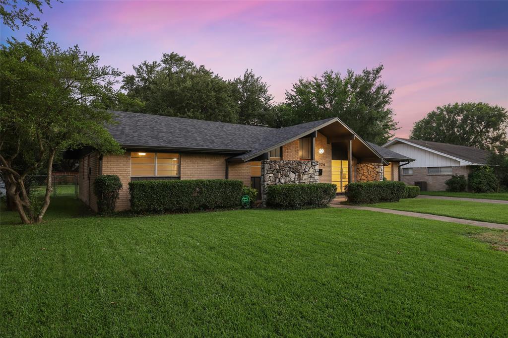 3126 Jubilee Trail Dallas, TX 75229 - Photo 37 of 38 a front view of a house with a yard and trees