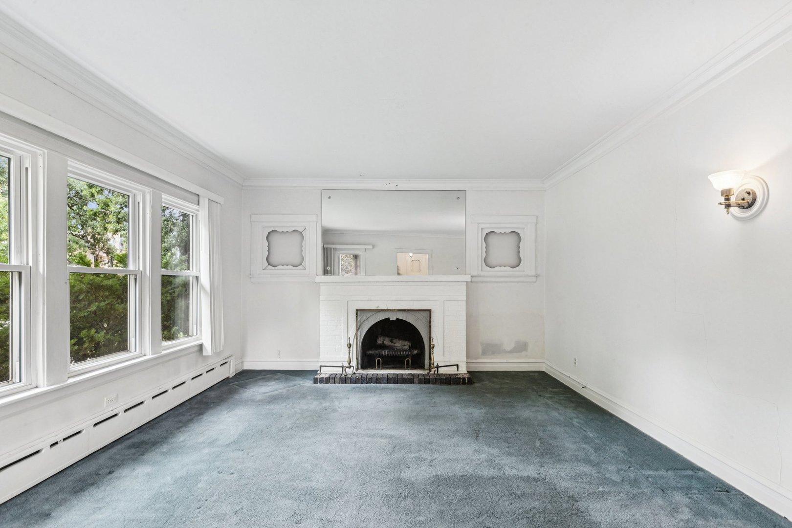 327 Keystone Avenue River Forest, IL 60305 - Photo 4 of 38 a view of empty room with fireplace and window