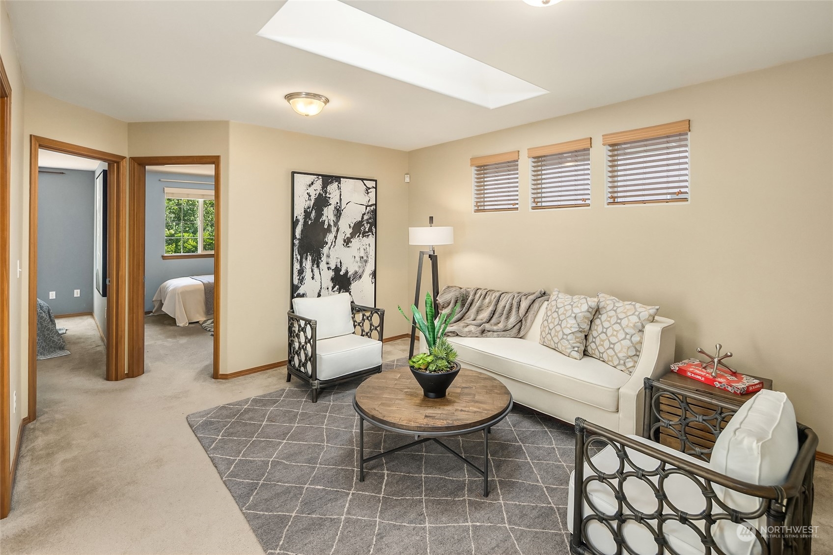 307 197th Place Southwest Bothell, WA 98012 - Photo 22 of 30 a living room with furniture and a large window