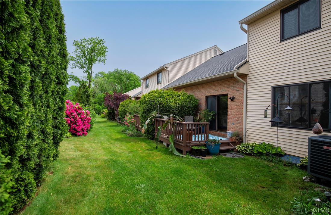 1201 Butztown Road, Unit 6 Bethlehem, PA 18017 - Photo 19 of 20 a view of a house with a backyard and sitting area