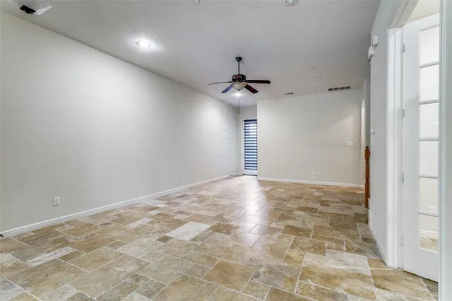 a view of an empty room