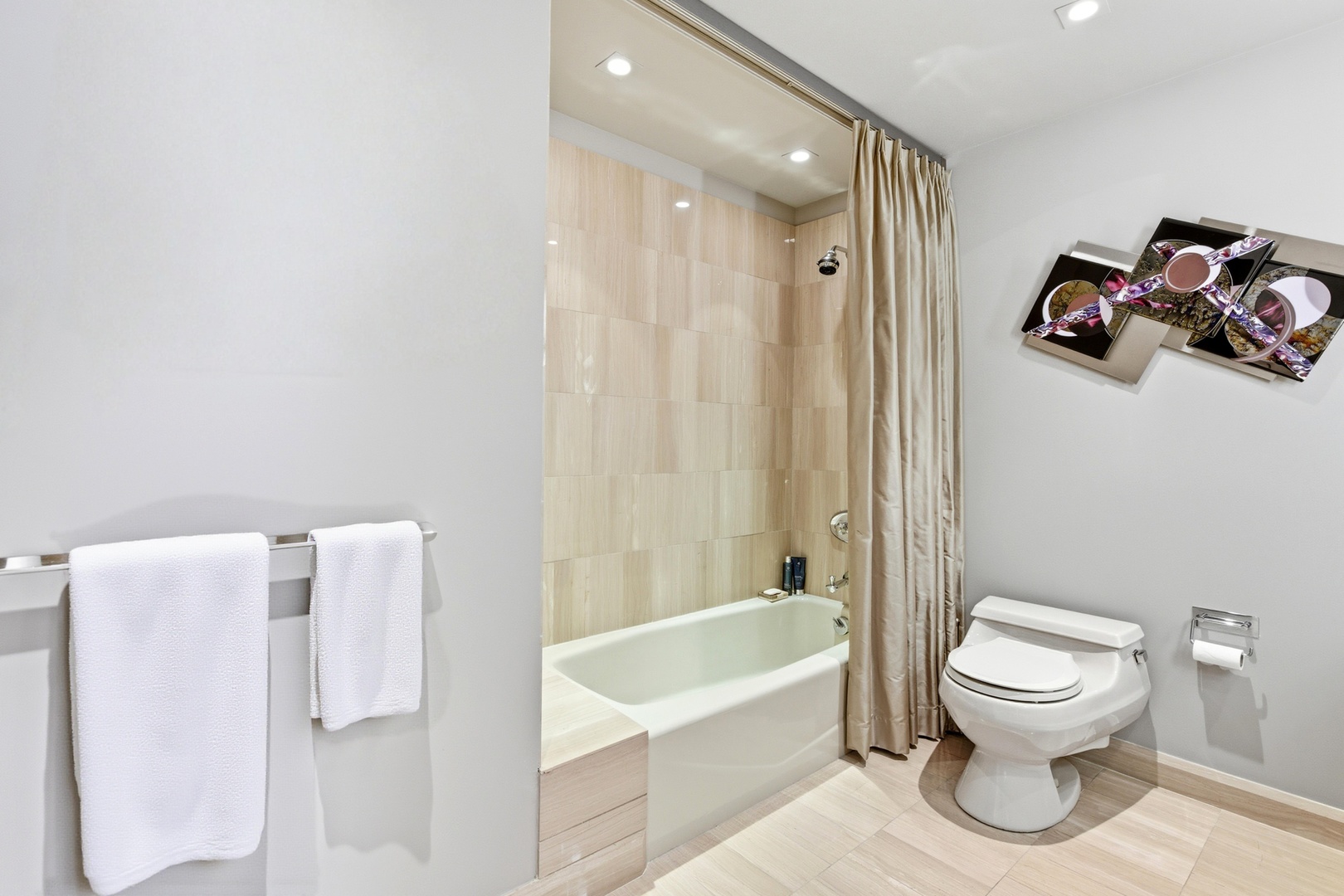 161 East Chicago Avenue, Unit 53A Chicago, IL 60611 - Photo 38 of 47 a bathroom with a toilet and a bathtub