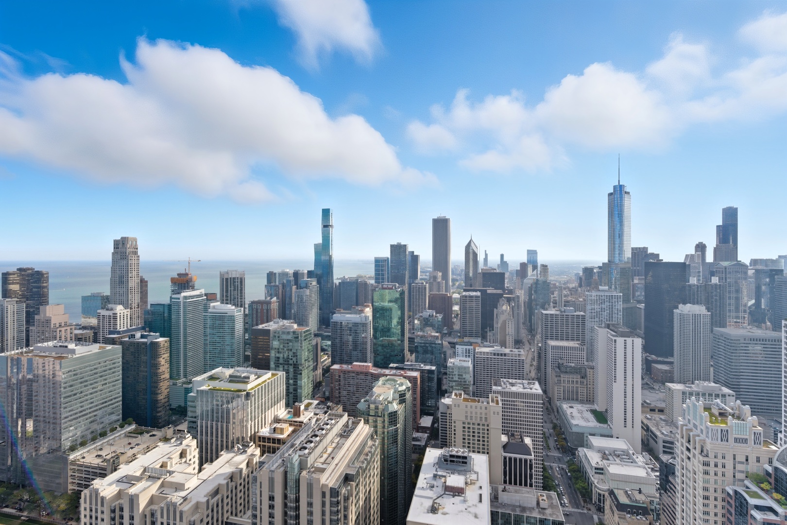 161 East Chicago Avenue, Unit 53A Chicago, IL 60611 - Photo 9 of 47 a view of a city with tall buildings