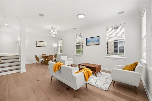 a bathroom with a double vanity sink and mirror