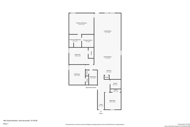 $270,000 | 1831 Wood Warbler, New Braunfels, TX 78130
