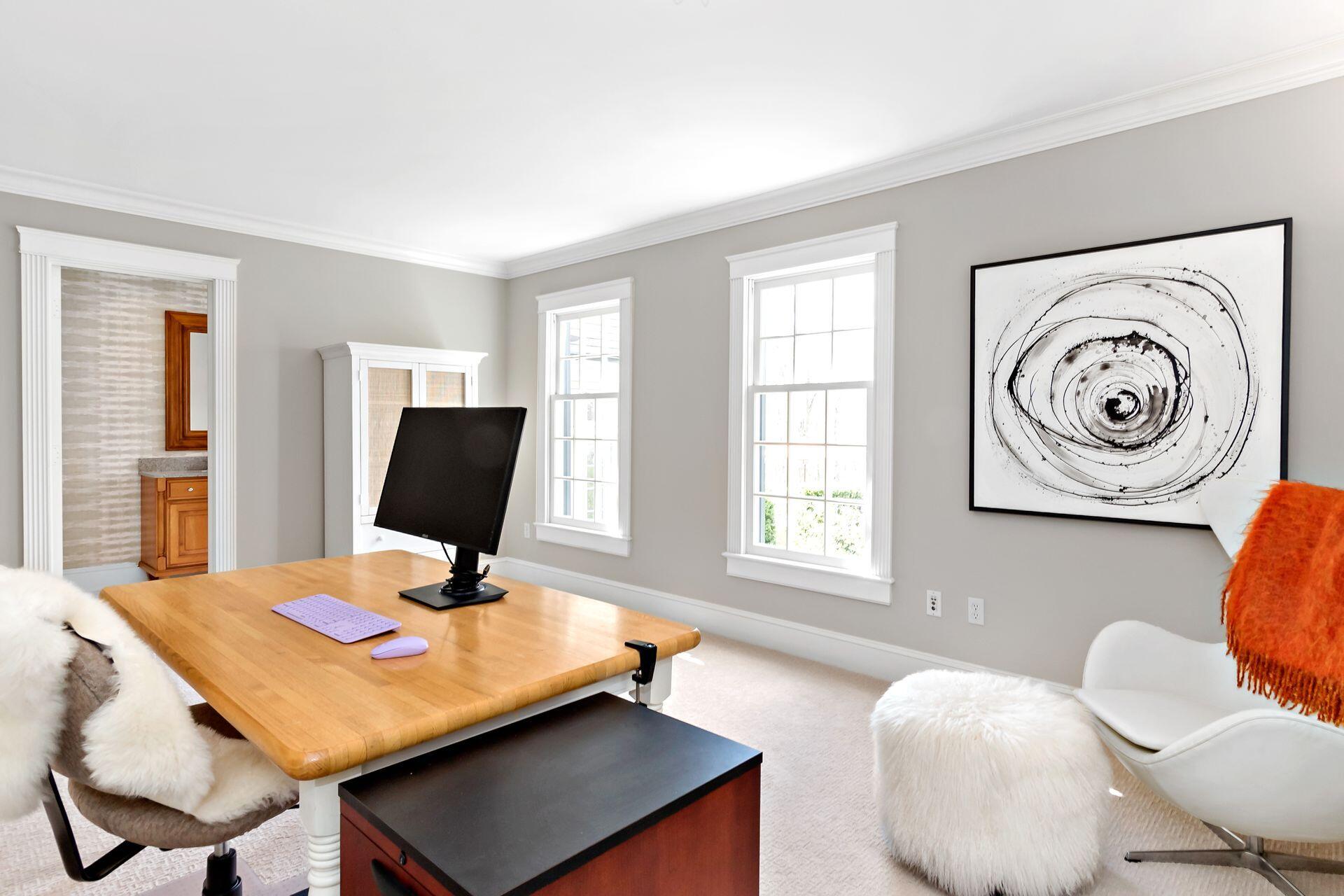 281 Turtle Back Road New Canaan, CT 06840 - Photo 17 of 39 1st Flr Bedroom / Office