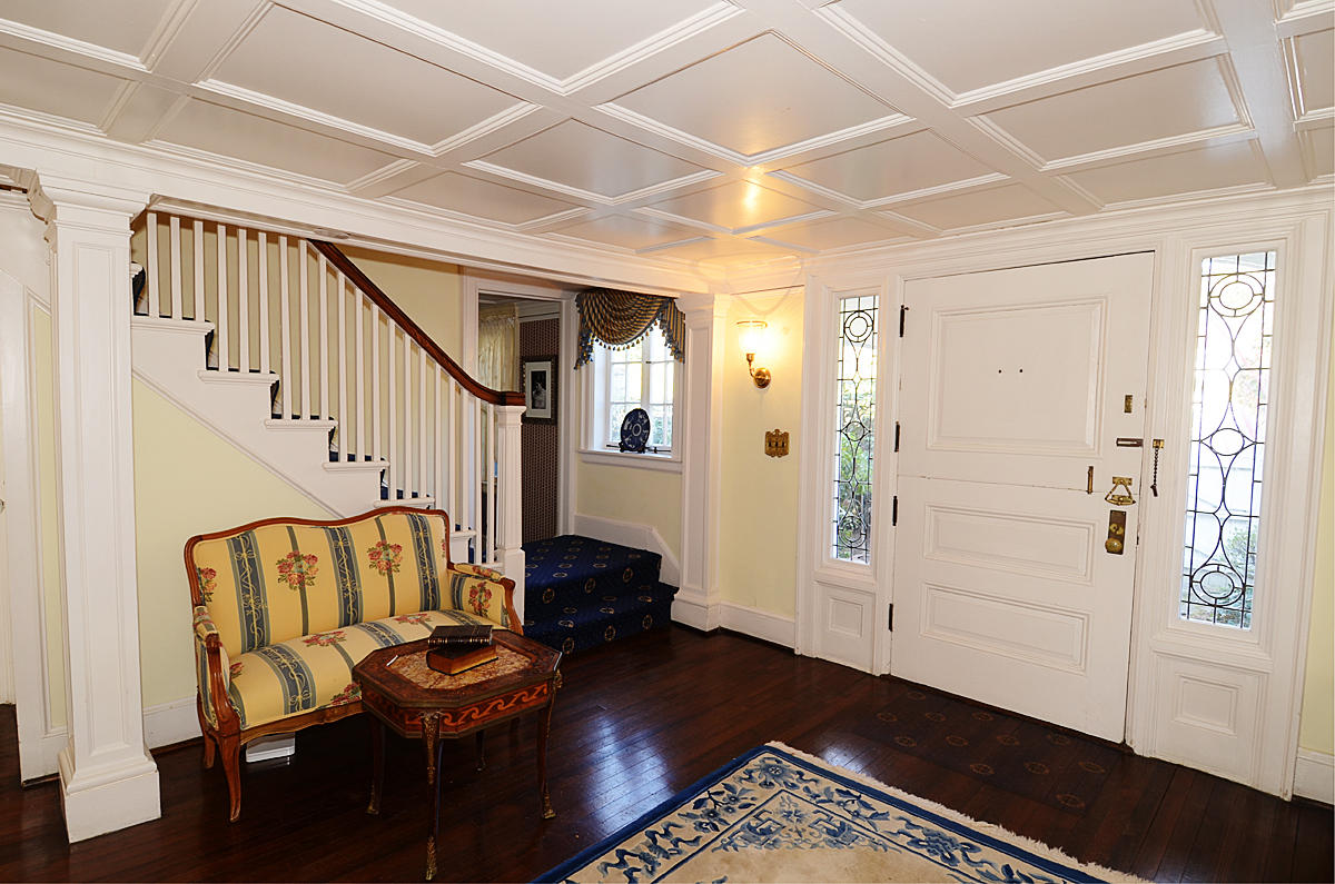 112 Brushy Ridge Road New Canaan, CT 06840 - Photo 19 of 45 a living room with furniture and wooden floor