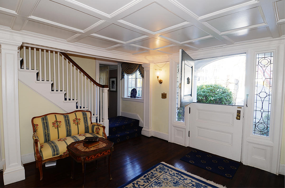 112 Brushy Ridge Road New Canaan, CT 06840 - Photo 4 of 45 a living room with wooden floor furniture and a window