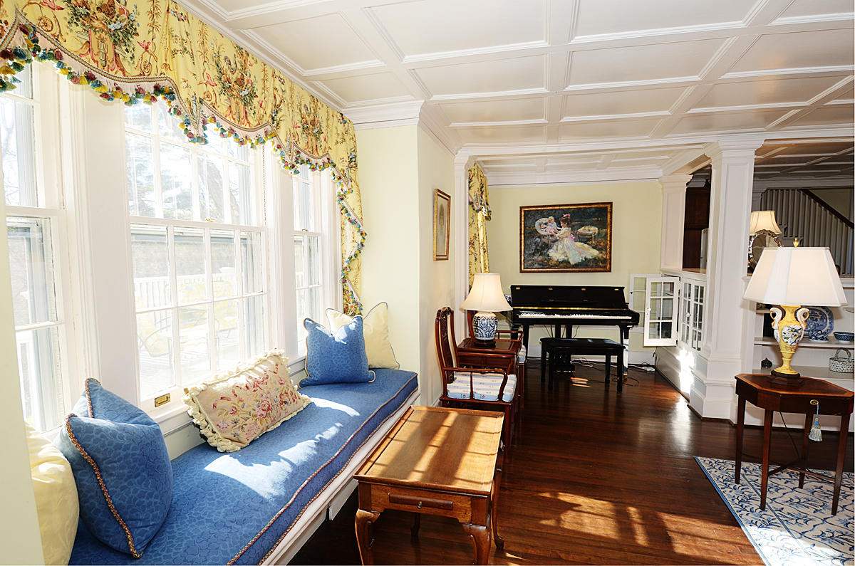 112 Brushy Ridge Road New Canaan, CT 06840 - Photo 8 of 45 a living room with furniture and a window
