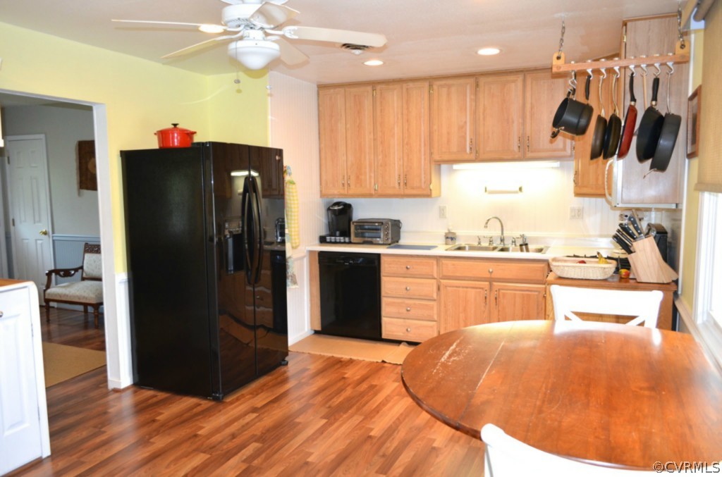 7601 Strath Road Henrico, VA 23231 - Photo 9 of 17 a kitchen with stainless steel appliances granite countertop a refrigerator and a sink