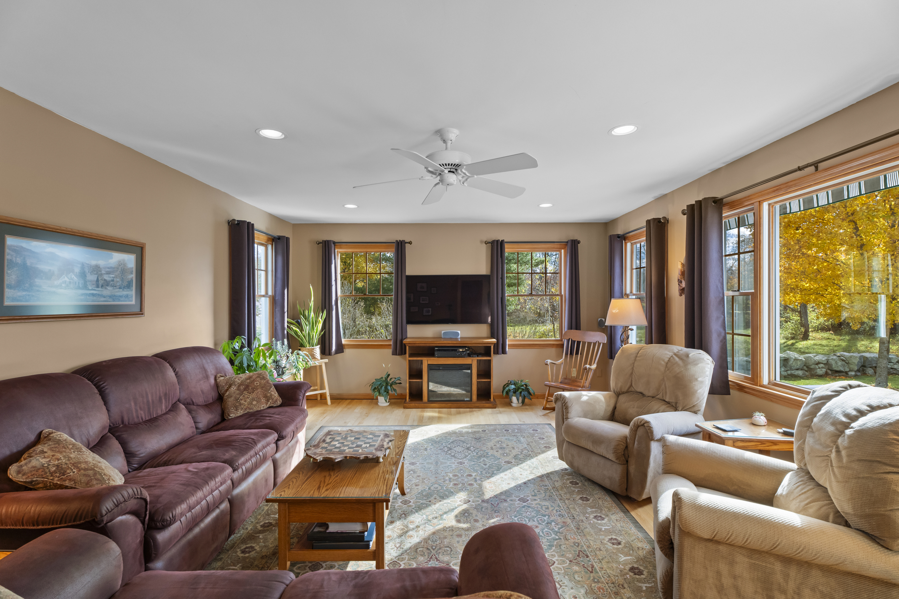 452 Colonel Ledyard Highway Ledyard, CT 06339 - Photo 14 of 35 a living room with furniture and a flat screen tv