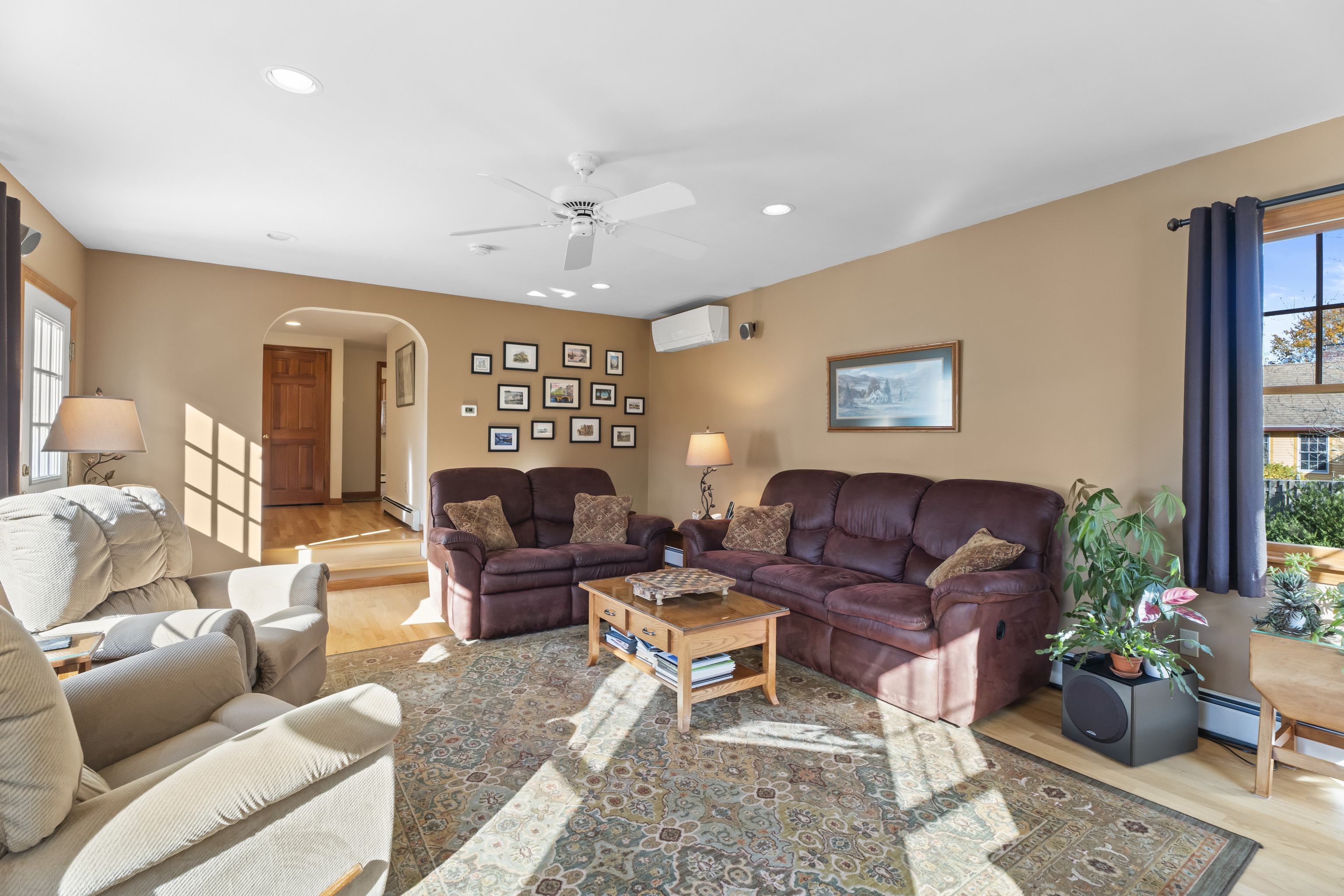 452 Colonel Ledyard Highway Ledyard, CT 06339 - Photo 17 of 35 a living room with furniture potted plant and a window