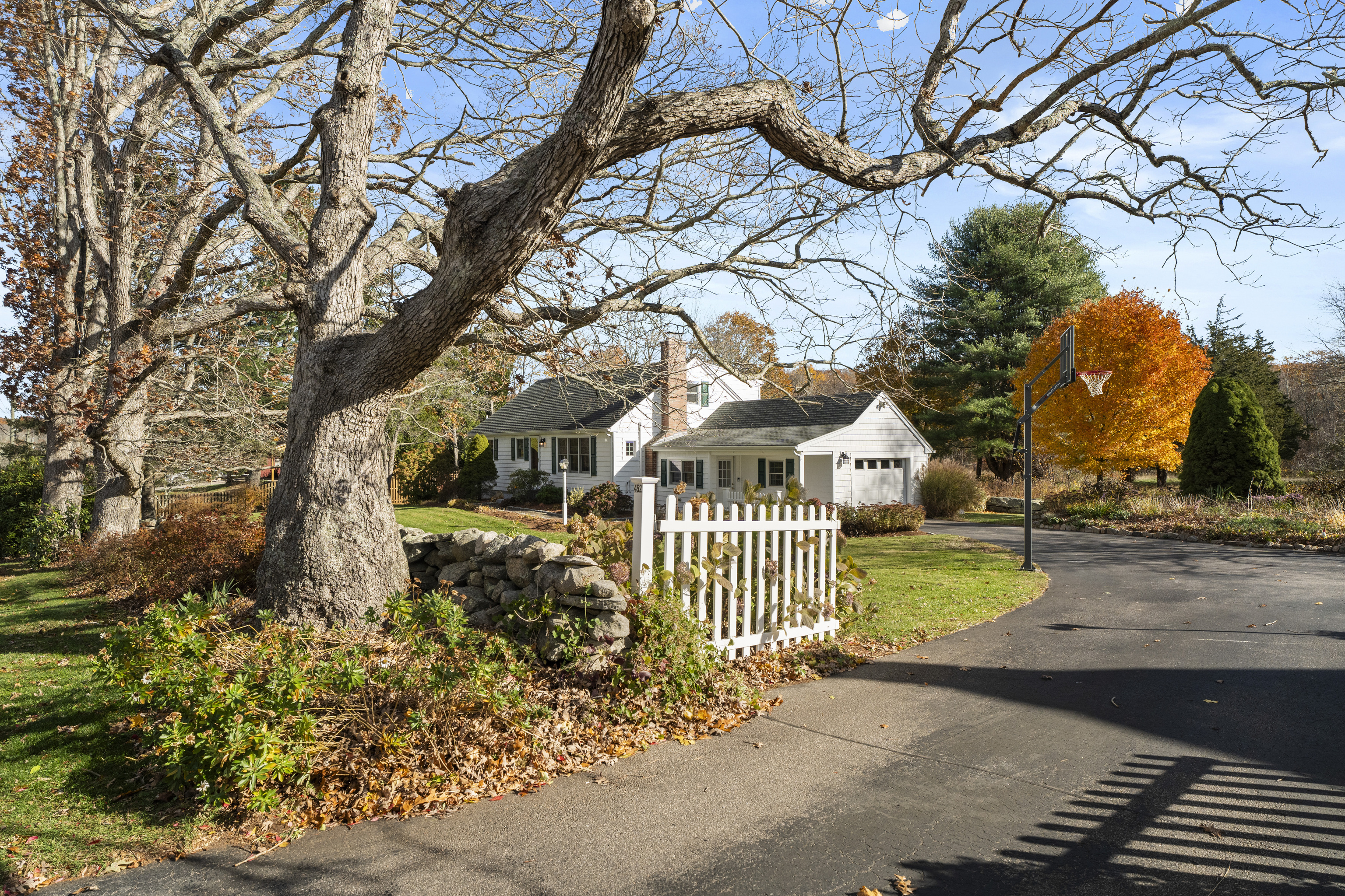 452 Colonel Ledyard Highway Ledyard, CT 06339 - Photo 2 of 35 a view of a house with a yard and pathway