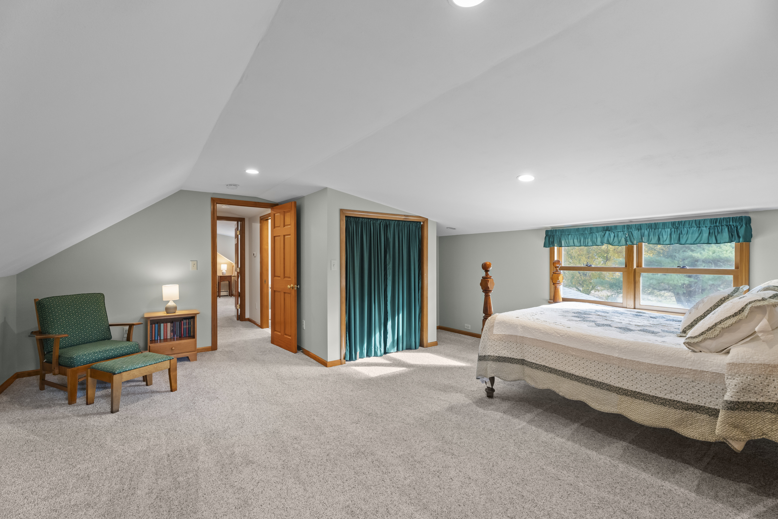 452 Colonel Ledyard Highway Ledyard, CT 06339 - Photo 24 of 35 a bedroom with a bed and large window