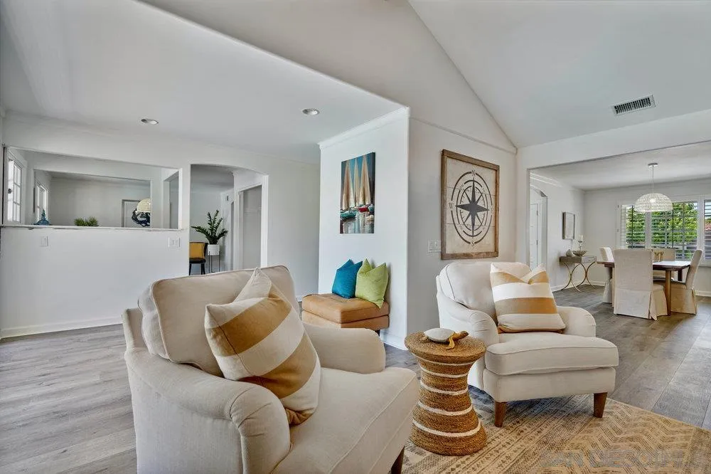 5771 Rutgers Road La Jolla, CA 92037 - Photo 17 of 75 a living room with furniture and a potted plant