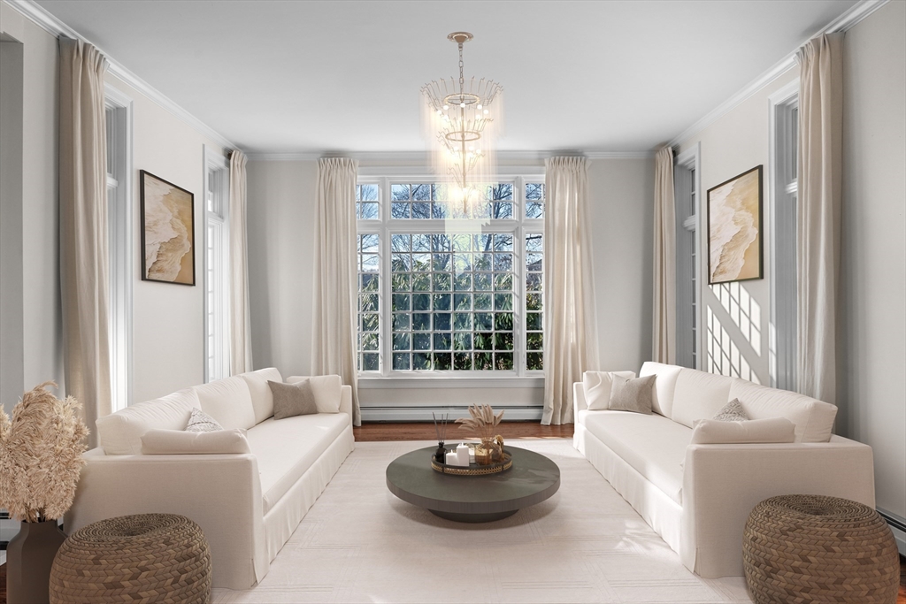 349 Ocean Avenue Marblehead, MA 01945 - Photo 5 of 23 a living room with furniture and a large window