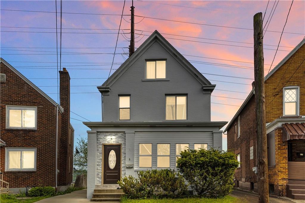 25 Clearview Avenue Duquesne, PA 15110 - Photo 1 of 33 a front view of a house with garden