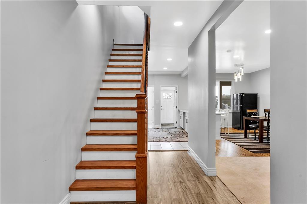 25 Clearview Avenue Duquesne, PA 15110 - Photo 8 of 33 a view of a kitchen with wooden floor and electronic appliances
