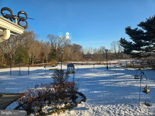 a view of outdoor space with seating