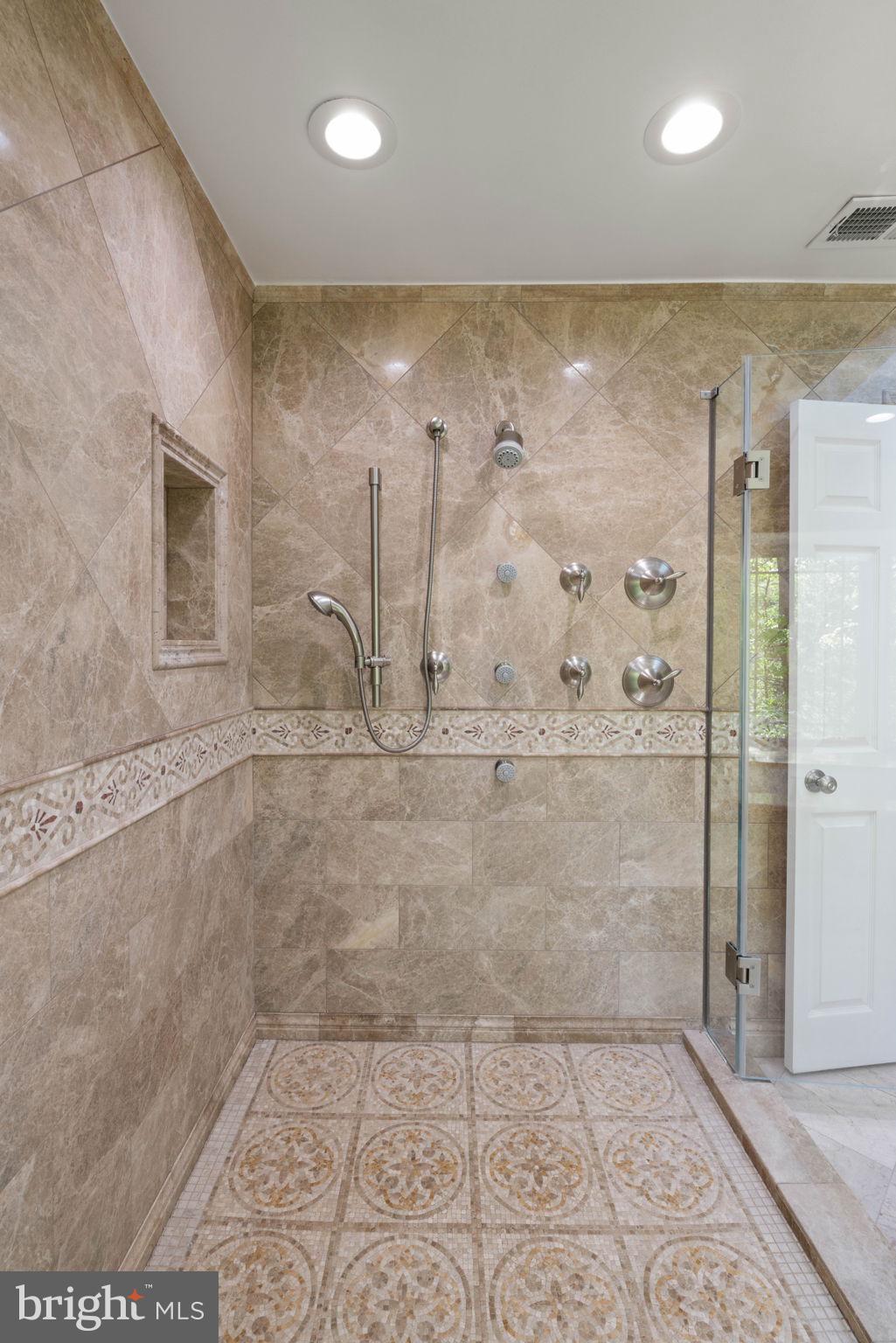 12522 Spring Drive Manassas, VA 20112 - Photo 34 of 69 Elegant spa-like shower retreat.