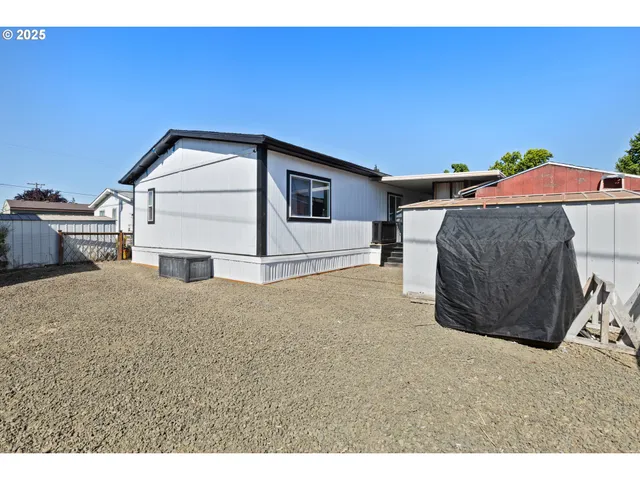 a house with a outdoor space
