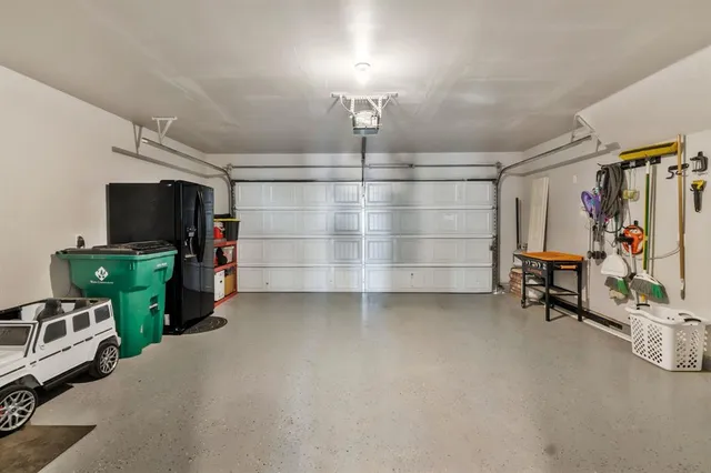a view of a chairs and table in the patio