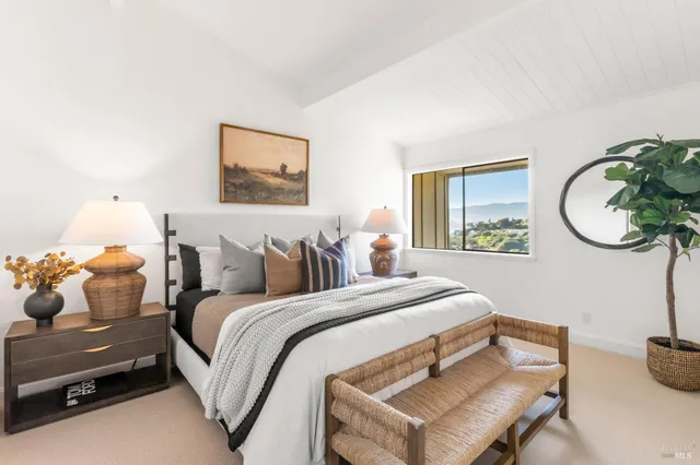 a close view of dining table