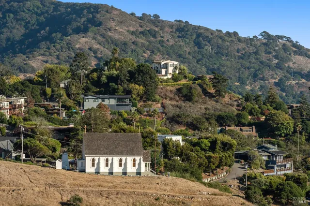 a view of lake and mountain