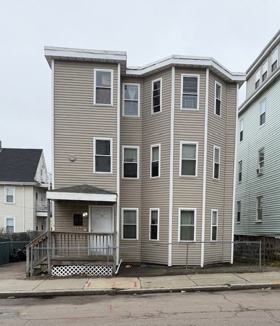 73 Hamilton Street Boston, MA 02125 - Photo 21 of 21 a front view of a house with a yard