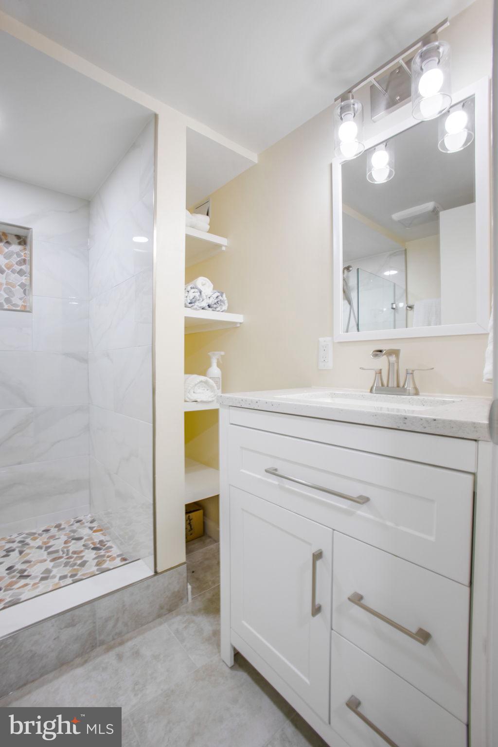 1201 Forest Glen Road Silver Spring, MD 20901 - Photo 42 of 50 Full Bath with built in shelving