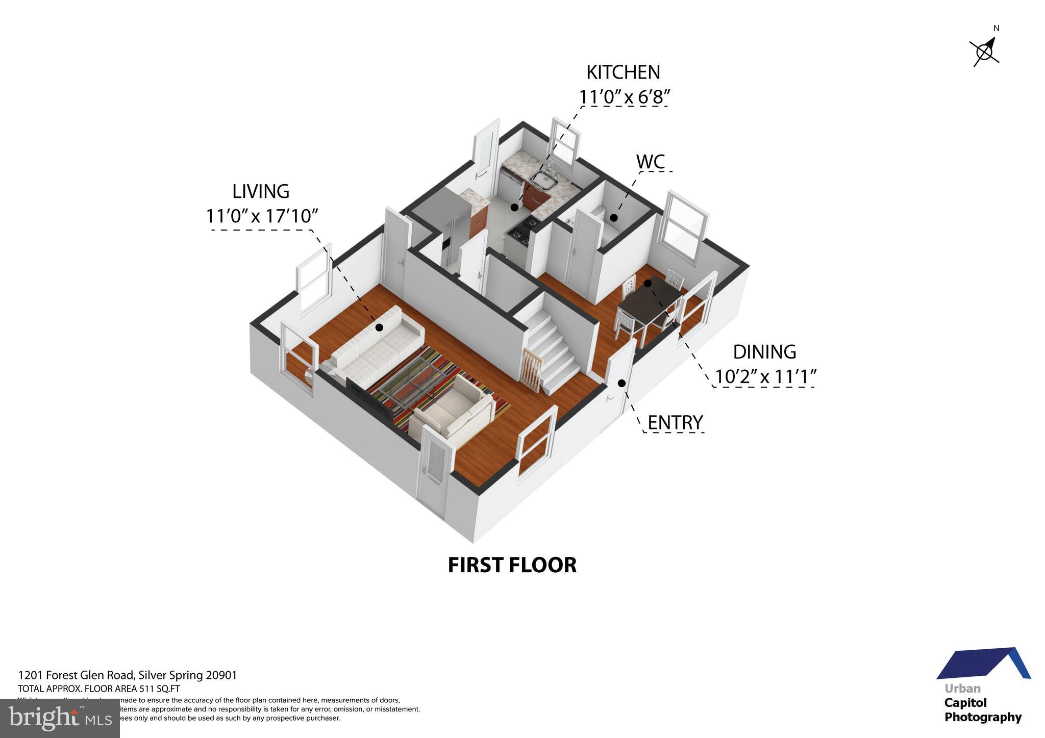 1201 Forest Glen Road Silver Spring, MD 20901 - Photo 48 of 50 Floor Plan Main Level