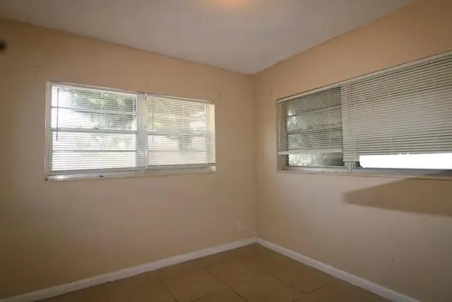 a small space with a window