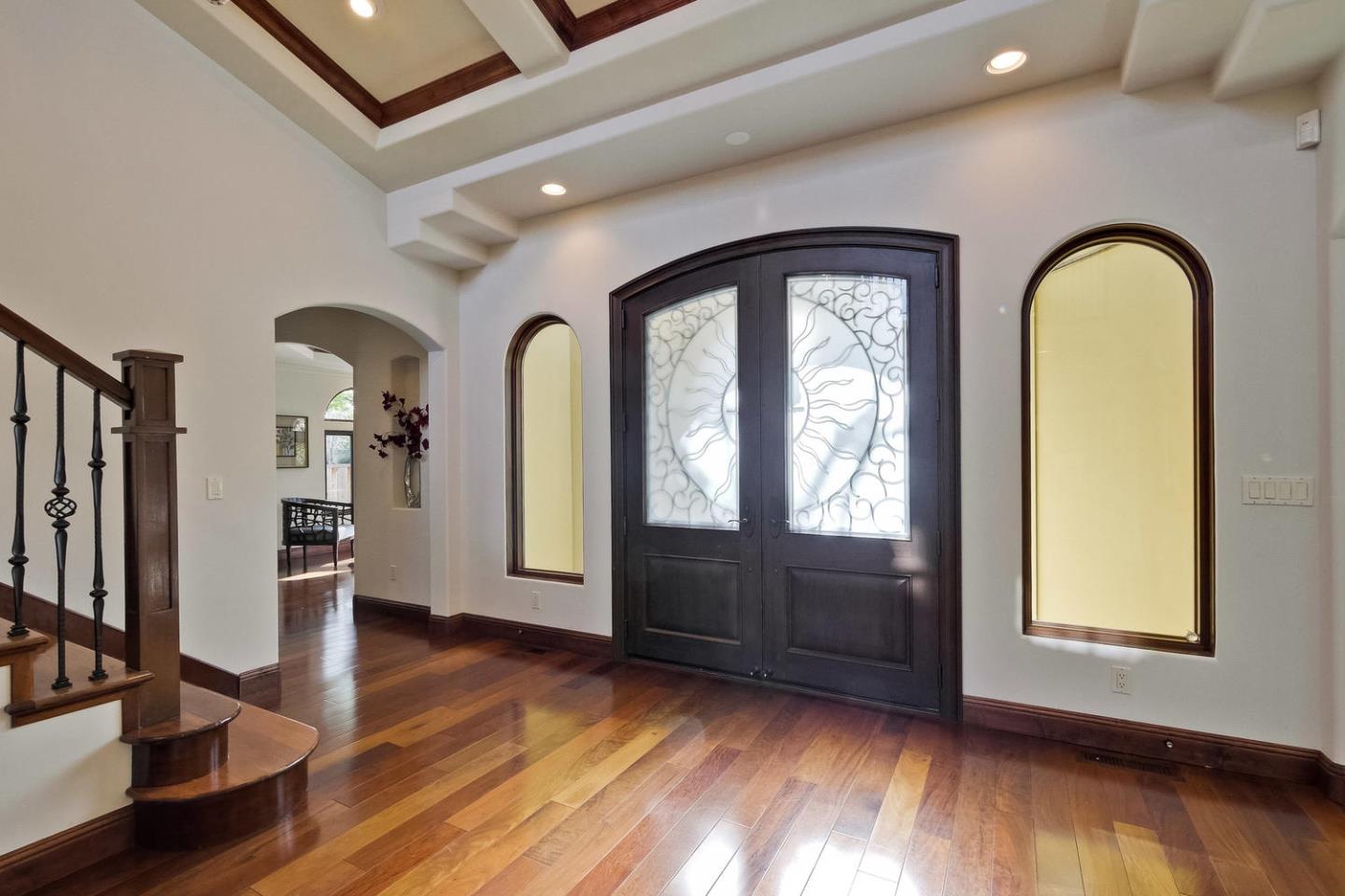 1725 Newell Road Palo Alto, CA 94303 - Photo 4 of 47 a view of entryway with wooden floor