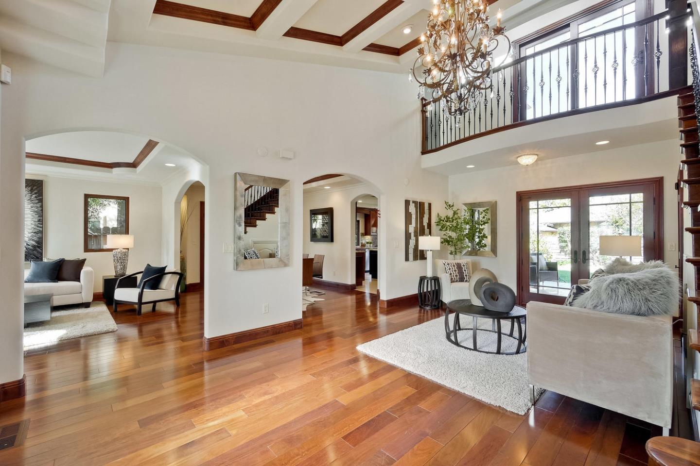 1725 Newell Road Palo Alto, CA 94303 - Photo 7 of 47 a living room with furniture and wooden floor