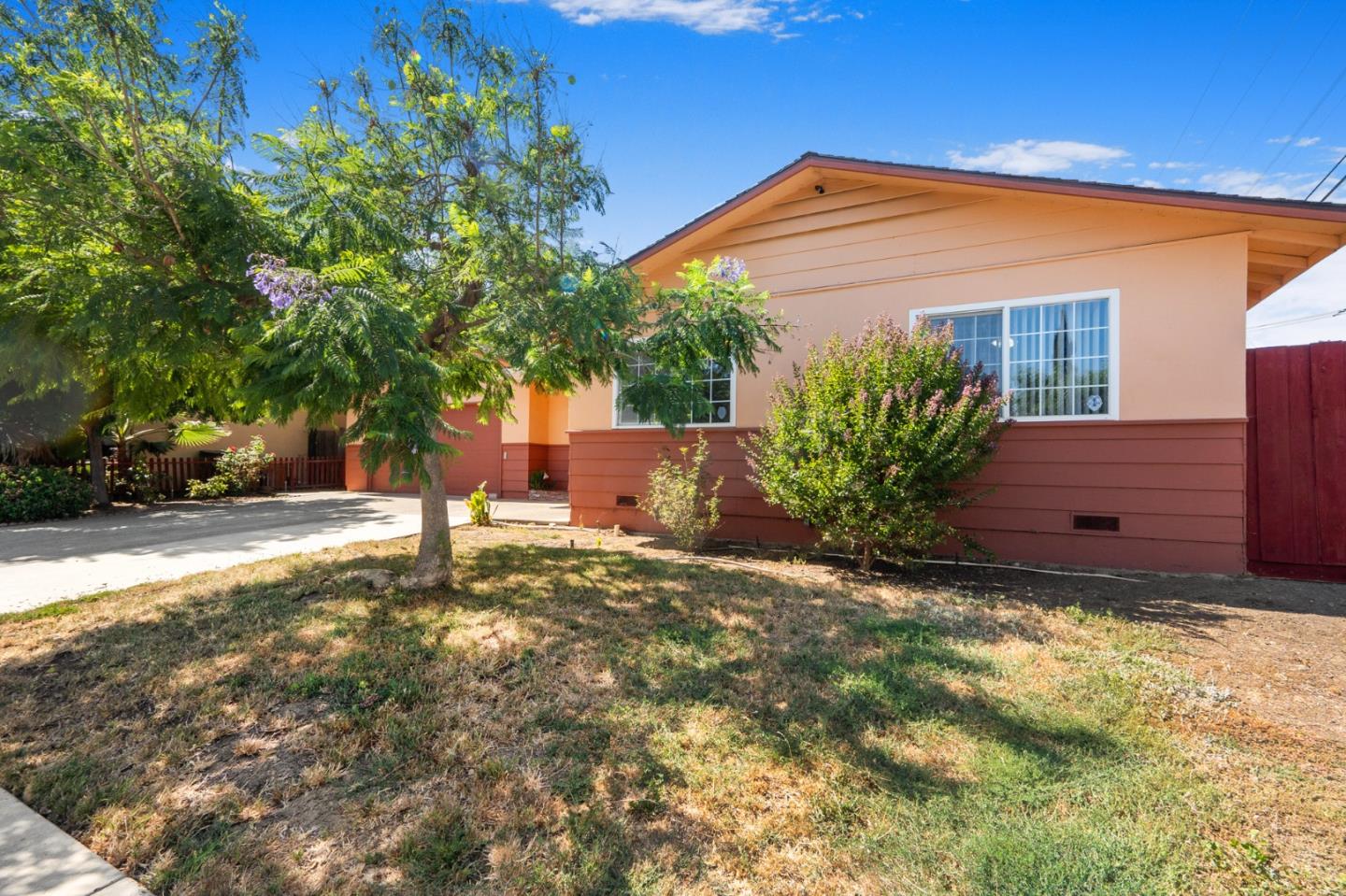 421 Fairview Drive Gilroy, CA 95020 - Photo 2 of 23 a backyard of a house with plants and tree